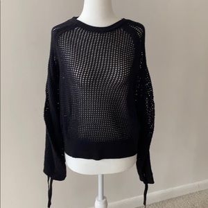 All Saints Black Zano Sweater Xsmall
